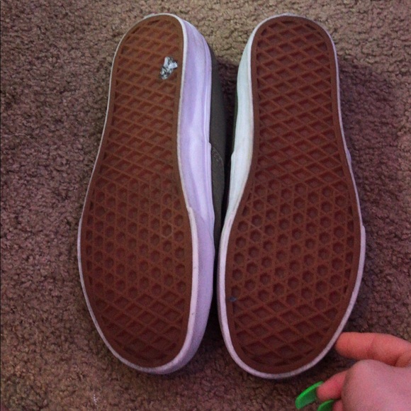 Vans Olive Green authentic low rise shoe - Picture 4 of 4